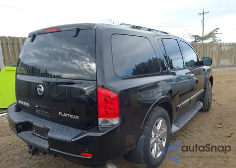 2010 Nissan Armada Platinum z USA, uszkodzony, nr VIN 5N1AA0NE7AN623637